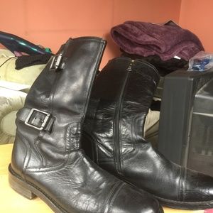 Coach Clifford made in Italy mens leather boots